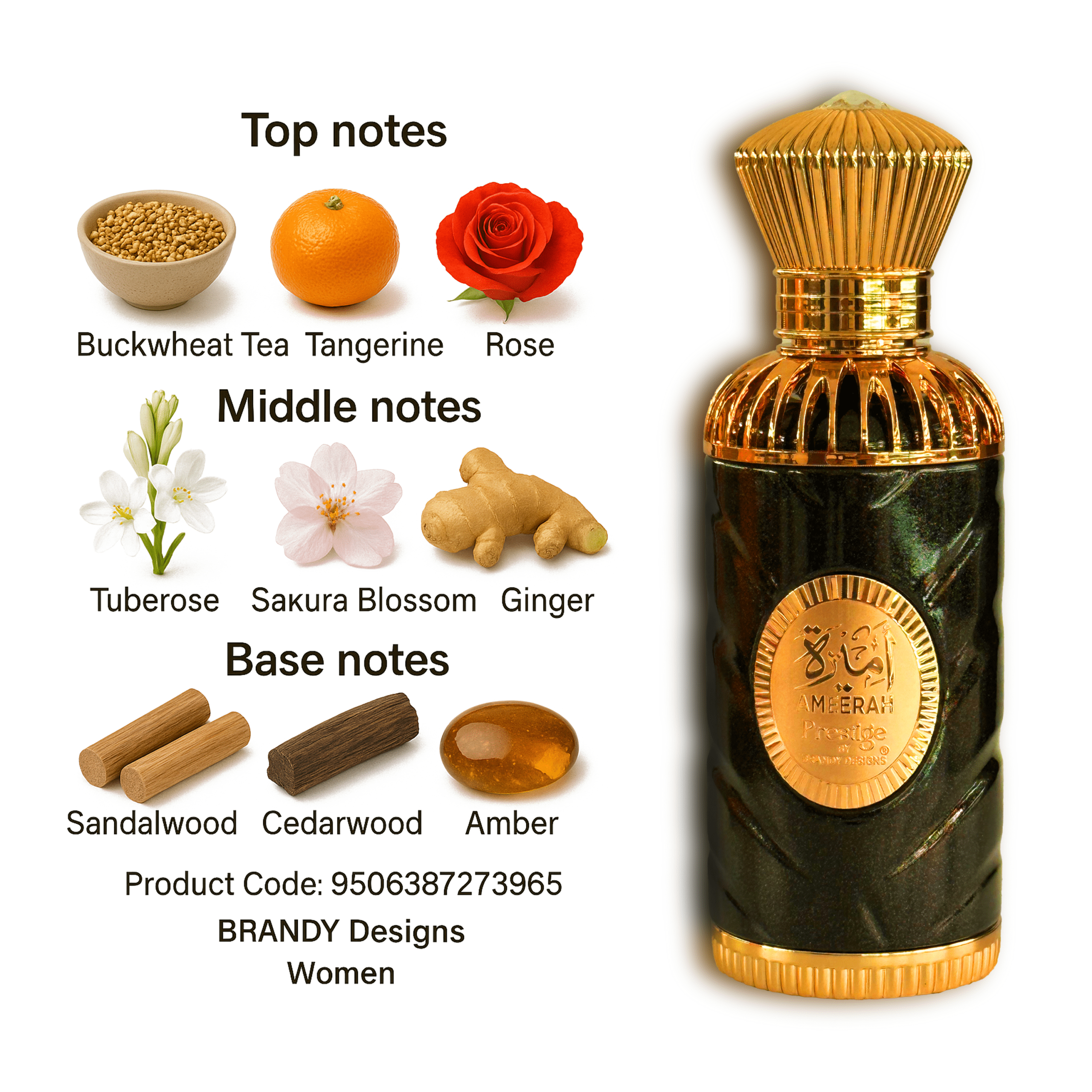 Ameerah For Women– 100ml Prestige by Brandy Designs