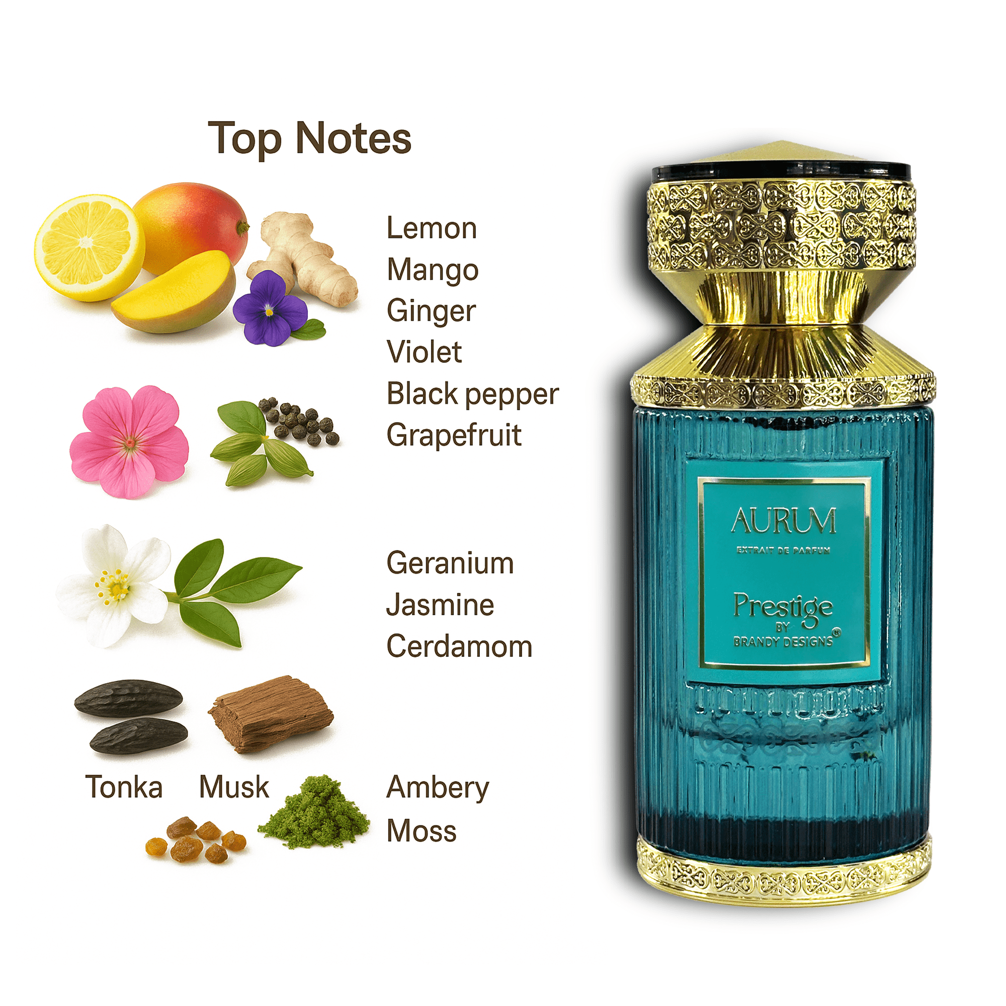 Aurum Extrait de Parfum For Unisex 100ML