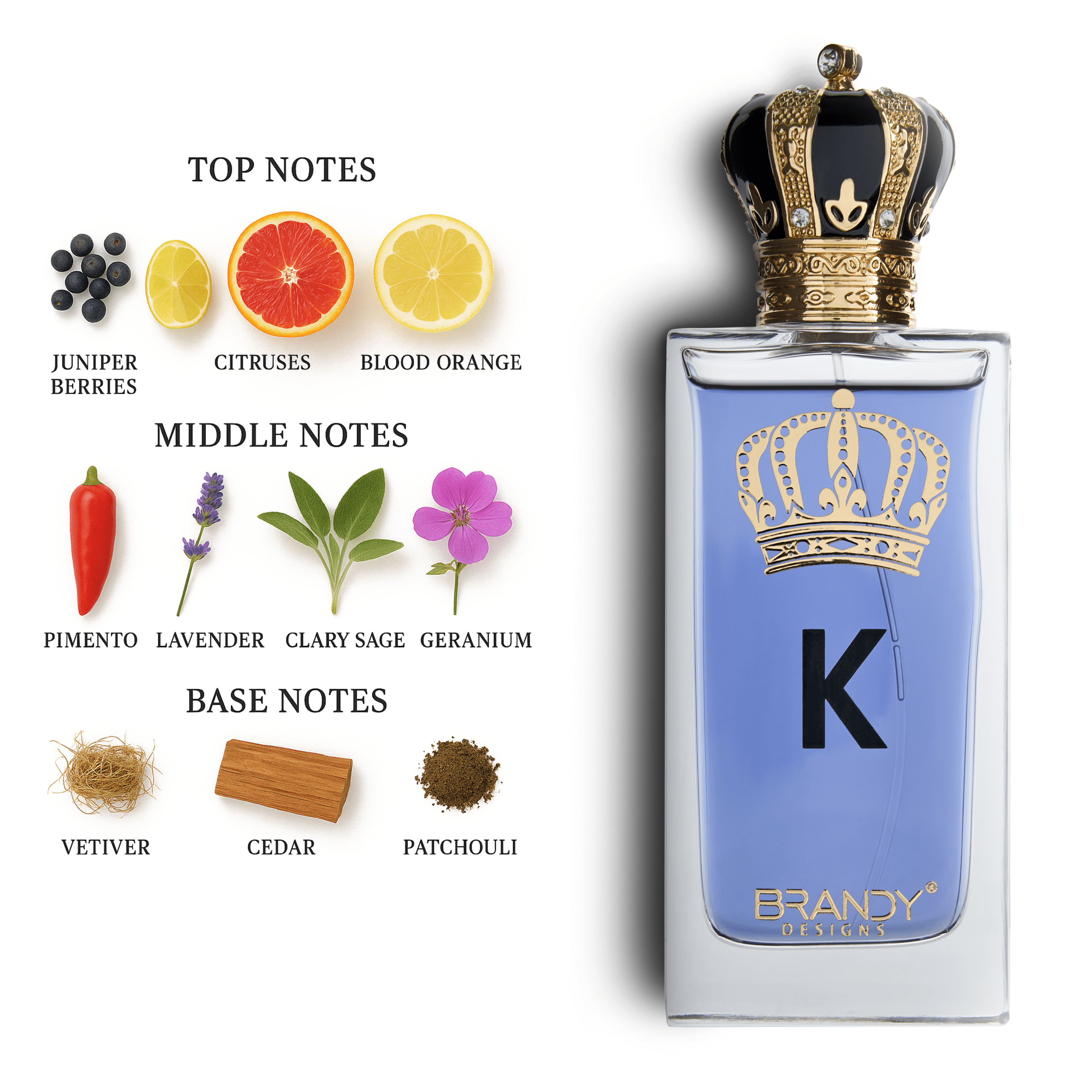Daniel & Gloria King Eau De Parfum For men  100ML