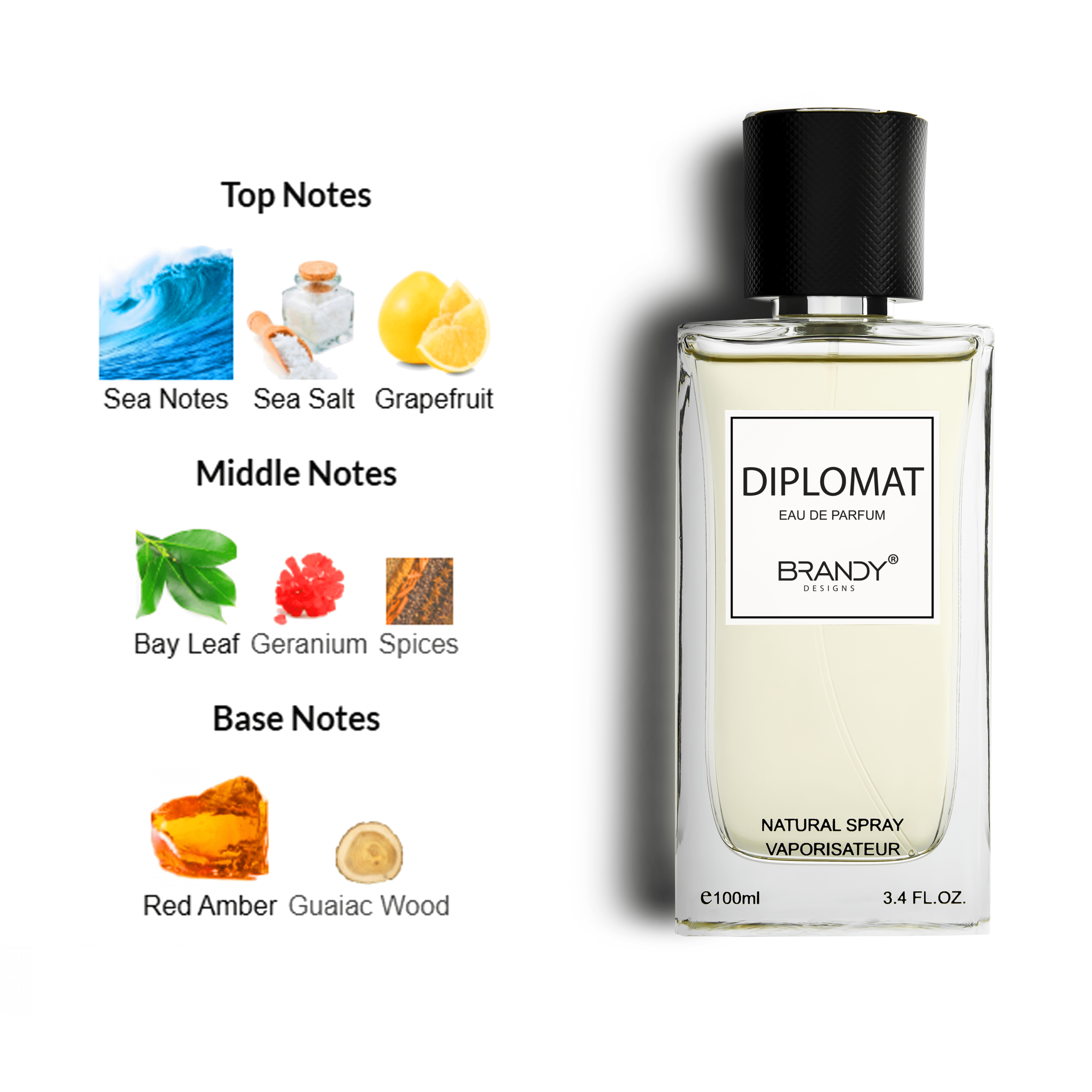 Diplomat Eau De Parfum For men  100ML