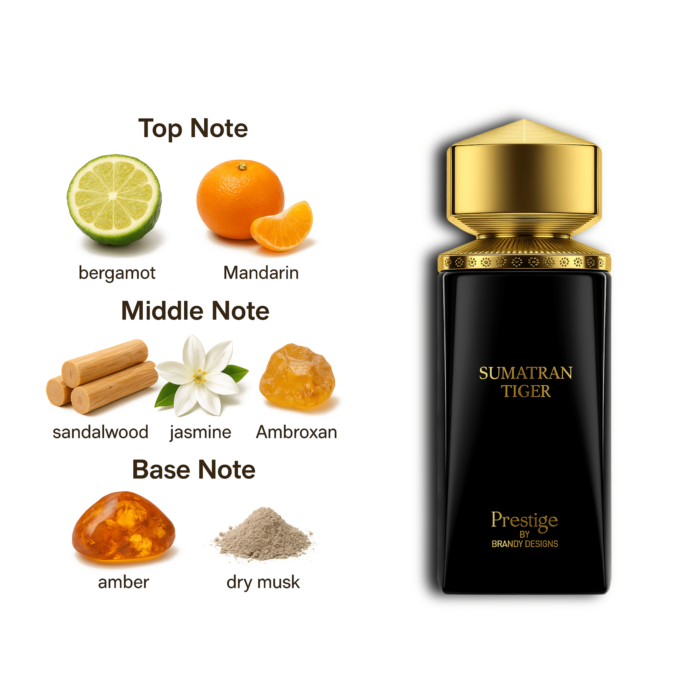 Sumatran Tiger Extrait de Parfum For men  100ML